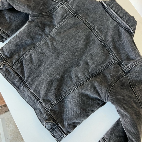 Zara Kids Sherpa Denim Jacket - Picture 2 of 3